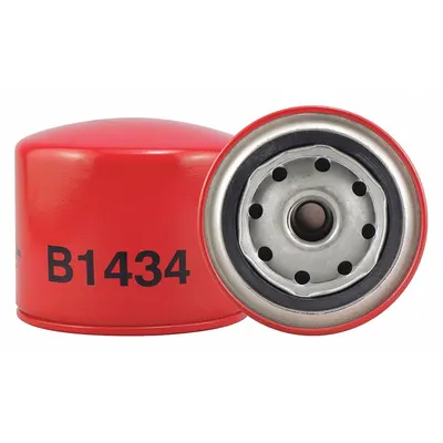 BALDWIN FILTERS Oil Filter: B1434, LF3758, 3/4"-16 Thread Size, 3 1/4 in Overall Ht, Oil - Spin-On Oil Filters