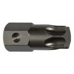 This APEX Impact Torx Bit features a T70 Torx head with a standard hex shank, made from S2 steel. Designed for use with impact drivers, it drives T70 Torx fasteners in assembly, maintenance, and repair tasks. The bit is suited for high-torque applications in industrial settings.