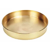 HUMBOLDT Sieve Pan: 2 in Overall Dp, 12 in Overall Dia, Brass (MPN 5DPE9)