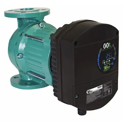 TACO Hydronic Circulating Pump: 3/4 hp HP, 230-240V AC, Cast Iron, Variable - Intelligent Inline Circulator Pumps