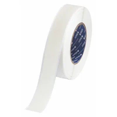 BRADY Continuous Label Stock: 1 in x 100 ft, Paper, Inkjet Print-Receptive/Water Dissolvable - Brady Water-Dissolvable Continuous Label Rolls