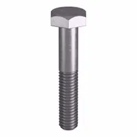 Heavy Hex Bolt: Stainless Steel, Grade B8, Plain, 3/8"-16 Thread Size, 2 1/4 in lg, 10 PK (MPN ZBOLT-5047)