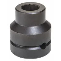 PROTO Impact Socket: 1 in Drive Size, SAE, 1 1/8 in Socket Size, 12-Point, Std, 2 9/16 in Overall Lg (MPN J10018T)