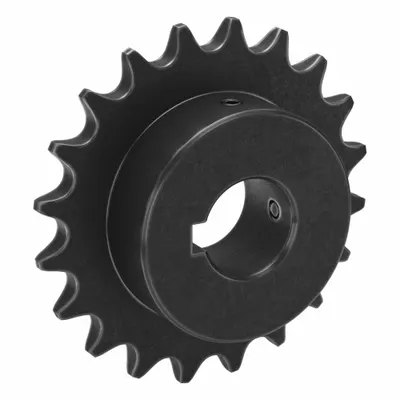 TRITAN Roller Chain Sprocket: 16B, For 1 in Chain Pitch, 45 mm Bore Dia, 20 Teeth - Size 16B Fixed-Bore Roller Chain Sprockets
