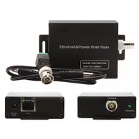 TRIPLETT PoC Transmitter: PoC Transmitter, 1 IP Camera Inputs, 48/57V DC, 48V DC, Rack, Metal, Black (MPN POC-1TYNPOE)