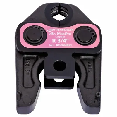 ROTHENBERGER Press Jaw for 3/4 in Pipe - Jaws & Rings for Standard & Extended Press Tools