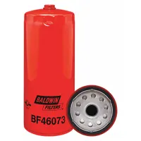 BALDWIN FILTERS Fuel Filter: Spin-On, 4 1/4 in Outside Dia, 1"-14 Thread Size, Cellulose, Leibherr (MPN BF46073)