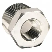 PARKER Metal Pipe Straight: Straight, Carbon Steel, 1 in x 1/2 in, 4,900 psi (MPN 16-8 RB-S)