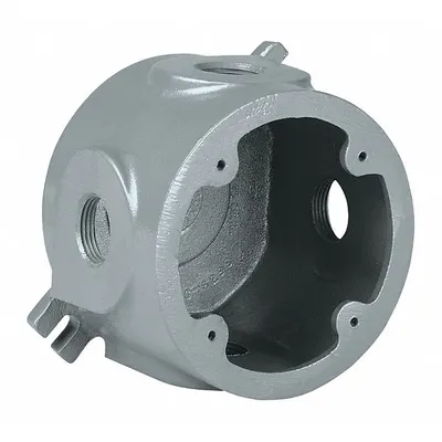 HUBBELL KILLARK Electrical Box: Aluminum, Round, 1 Gangs, 3/4 in Hub Size, 45 cu in Capacity - Aluminum Weatherproof Electrical Boxes