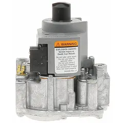 This gas valve is designed for use in commercial HVAC systems, including rooftop units and furnaces. It regulates the flow of natural gas or propane to ensure safe combustion and efficient heating. As an OEM replacement part, it is intended for YORK equipment.