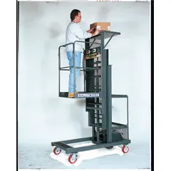 Steel tool tray with a gray finish, includes a plate. Used in industrial settings to organize tools, parts, or accessories on workbenches, carts, or shelving units.