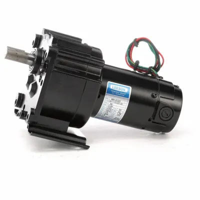 LEESON Parallel Shaft Gearmotors: Parallel, 90V DC, TENV, 9 RPM, 268 in-lb Max Torque - Parallel Shaft DC Gearmotors