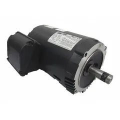 Open Drip Proof (ODP) enclosure with C-Face mount. 1 hp, 1760 RPM, 230/460V AC, 3-phase, 60 Hz. Full load current 3.02/1.51 A. Suitable for pumps, fans, conveyors, and compressors in industrial environments where protection from dripping liquids is required.