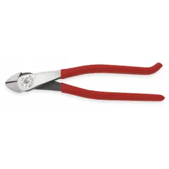 Standard-cut diagonal-cutting pliers with an angled oval jaw profile. Jaw length 7/8 in, jaw width 1 1/4 in. Designed for manual cutting of rebar tie wire and general cutting tasks in construction and industrial settings.