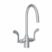 ELKAY Handle-Operated Faucet: Elkay®, Brass, Centerset, Deck, 1 Mounting Holes, 1.5 gpm Flow Rate (MPN LK500LGN08T4)