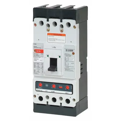 EATON Molded Case Circuit Breaker: 250 A Amps, 65kA at 240V AC, Fixed, ABC, Line/Load Lug - K-Frame Eaton Molded Case Circuit Breakers