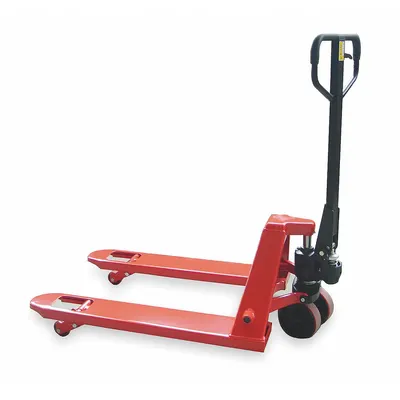 Dayton Pallet Jack: 5,500 lb, 42 in L x 27 in W Fork Dim, 27 in, 14 in, Std Fork - General Purpose Pallet Jacks