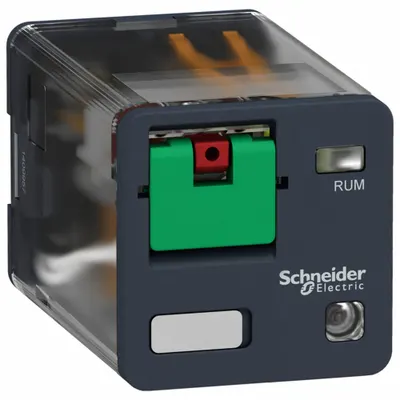 SCHNEIDER General Purpose Relay: Socket Mounted, 10 A Current Rating, 120V AC, 3PDT - Socket-Mounted Relays