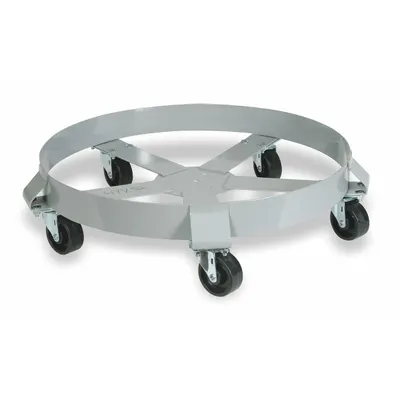 OEM Drum Dolly: 1,250 lb Load Capacity - Cross-Brace Drum Dollies with Support Ring