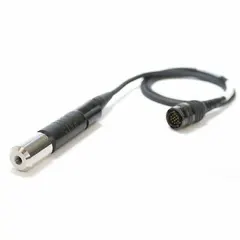 Multiparameter probe for measuring total dissolved solids (TDS) from 0 to 100 g/L and temperature. Features a 1 m cable and Mil-Spec connection. Suitable for water quality monitoring in industrial and environmental applications.