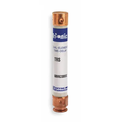 MERSEN Fuse: Class RK5, TRS-R Series, Time-Delay, 150 mA, 600 V AC, 600 V DC - Time-Delay Cylindrical Fuses