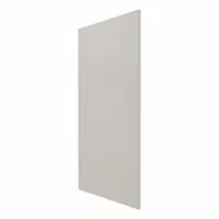HADRIAN Screen: Solid Plastic HDPE, Plastic, Bone, 48 in Ht, 18 in Wd, 1 in Thick, 1 in Overall Dp (MPN X20118-213)