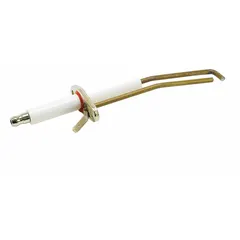 Replacement igniter for commercial and residential HVAC systems, including boilers and water heaters. Generates spark or heat to ignite the fuel-air mixture in the burner assembly for reliable startup.