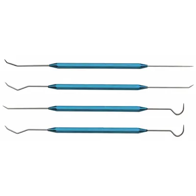 MOODY TOOL Double End Hook/Pick Set: Stainless Steel (MPN 55-1945) - Precision Pick Sets