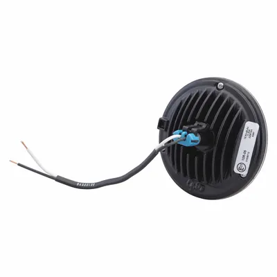 GROTE 63971 LED Spotlight, Round, Black, Bracket Mount, Hardshell, ECE - Vehicle Standard Spotlights