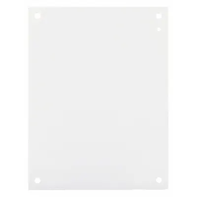 HOFFMAN Interior Panel: Back Panel Panel, 27 in Overall Ht, 17 in Overall Wd, Steel - Interior Mounting Panels