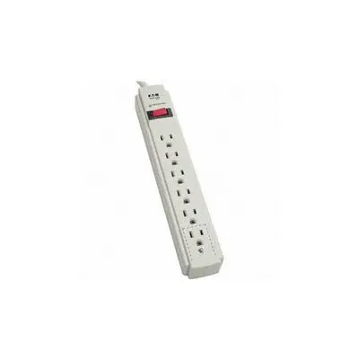 TRIPP LITE Surge Protector: 6 Outlets, 4 ft Cord Lg, 790 J Rated Energy, 15 A Current - General Purpose Surge Protectors