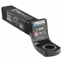 Steel ball mount with powder-coated finish and rust-resistant Metal Shield. Compatible with 1 1/4 in ball shank diameter, adjustable mount style, and rated for Vehicle Class V. Used to attach a trailer hitch ball to a vehicle receiver for towing trailers, campers, or boats