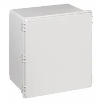 HOFFMAN Enclosure: Polyester, 18 in x 16 in x 10 in, NEMA 12/13/4/4X, Solid Cover, Hinged (MPN A181610PHC)