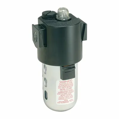 WILKERSON Lubricator: Mist, 1/2 in NPT, 64 scfm, 150 psig Max Op Pressure, 125°F Max Op Temp - Wilkerson FRL Air Lubricators