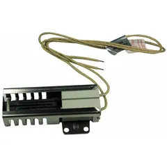 This hot surface igniter is a replacement component for gas-fired heating equipment. It is used to ignite the burner in furnaces and boilers in residential and light commercial HVAC systems.