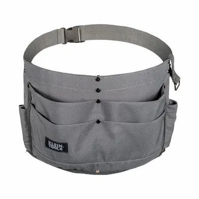 KLEIN TOOLS 6-Pocket Tool Apron, Canvas, 46 in Waist, Not Padded (21022) - Tool Aprons