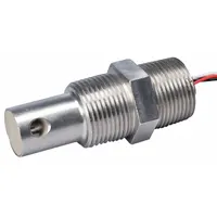 SENSOREX Sensor: CS675TC-K=1.0 TC=PT1, Conductivity, Round, 0.15 m Cable Lg, Tinned Leads (TL)