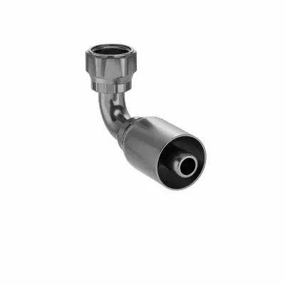 Parker 1J977-8-8 90° Elbow Crimp Hose Fitting - Parker Crimp Hydraulic Hose Fittings with ORS Connection
