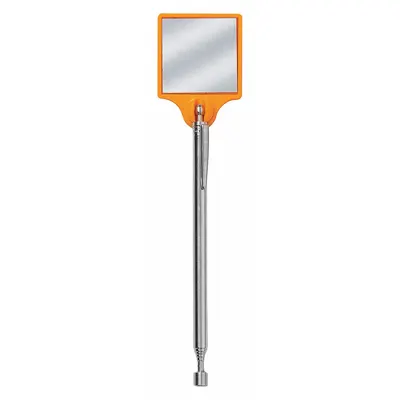 MAG-MATE Inspection Mirror: 2 in L x 2 in W Mirror Size, Mirr. Mat. Glass - Standard Inspection Mirrors