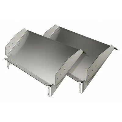 SNOWEX Spill Guard Kit: Spill Guard Kit, Steel, Silver, Hopper Spreaders, 60JC46 - Blade Edges & Kits