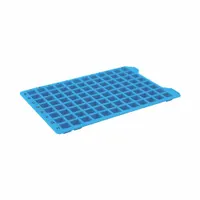MTC BIO Sealing Mat: Square, 96 Wells, Blue, - Opening, Silicone, 8.5 mm Well Opening Size (MPN MAT-SQ-96-PTFE)