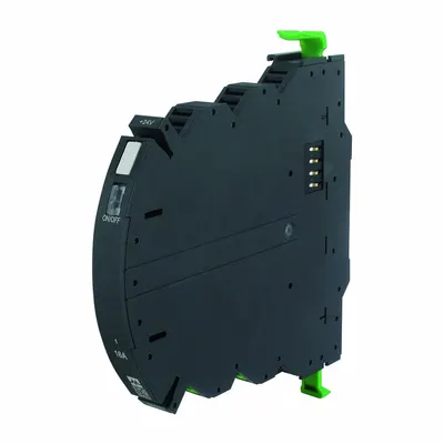 MURRELEKTRONIK Electronic Circuit Protector: Mico Pro, 1 Channels, 2 A Adj., 6 Connections - MICO Pro Circuit Protection Modules