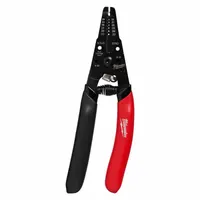 Wire Stripper/Cutter: 20 AWG to 30 AWG, 2 9/16 in Overall Lg, Rounded Edge Blade, Cut/Strip (MPN 48-22-3080)