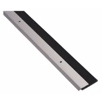 NATIONAL GUARD Door Sweep: Single Fin Insert, Aluminum, 96 in Lg, 2 7/16 in Wd, Aluminum (MPN 199NA-96)