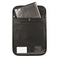 JJ KELLER Document Holder: Document Holder, Vinyl, Black, 11 in Overall Ht, 13 in Overall Lg (MPN 308)