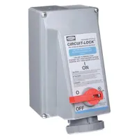 HUBBELL Mechanical Interlock: 120/208V AC, Three Phase, 60 A, 4 Pole, 5 Wire (MPN HBL560MI9W)