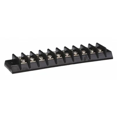OEM Barrier Terminal Strip: 10 Poles - Surface Mount Barrier Strips
