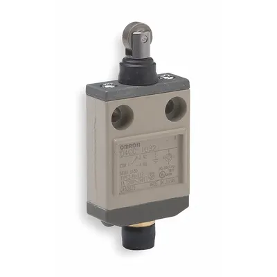 OMRON Roller Plunger Limit Switch: Roller Plunger, Metallic, Momentary - Top-Mount Roller-Plunger Limit Switches