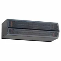 Air Curtain: Std Profile, For 6 ft Opening, 2,080 cfm, 460V AC, 3 Ph, Black, Steel (MPN STD272-2EHN-OB)
