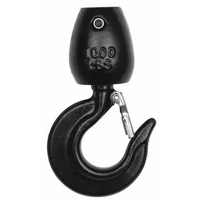 Dayton Bottom Hook Assembly: Electric Chain Hoists, 1,000 lb Compatible Load Capacity - Bottom Hooks for Hoists